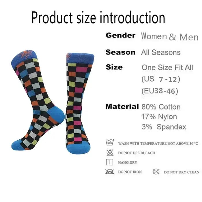 Chaussettes Tridimensionnelles Amusantes en Coton Peigné pour Homme