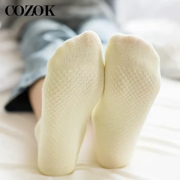 5 paires/lot chaussettes en Fiber de bambou femmes filles couleur bonbon déodorant coton