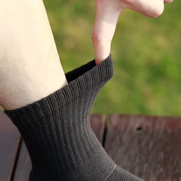 YUEDGE hommes épais respirant coton coussin équipage Sports de plein air randonnée Trekking chaussettes travail botte