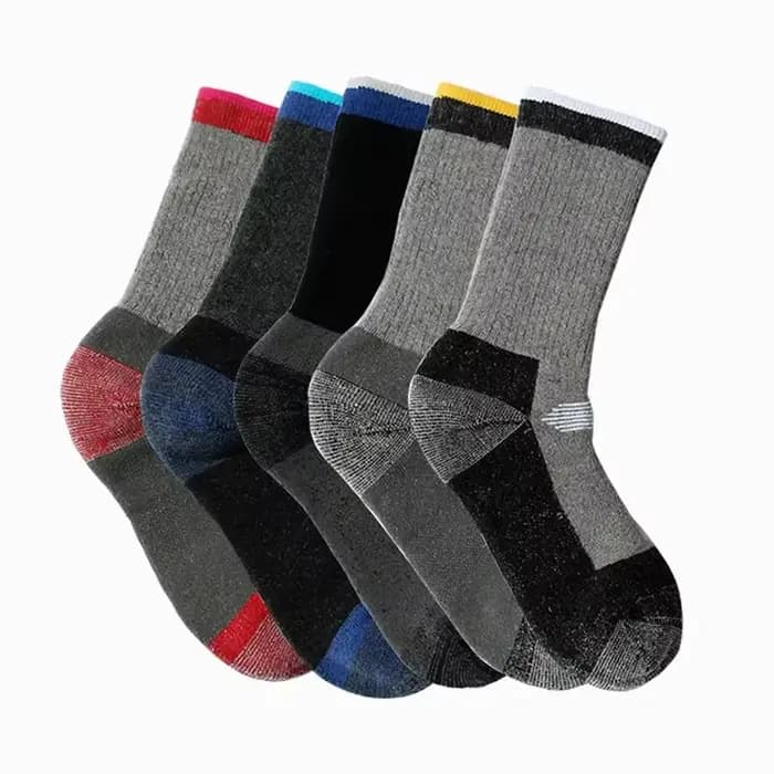Chaussettes thermiques épaisses et respirantes en laine mérinos pour hommes et femmes