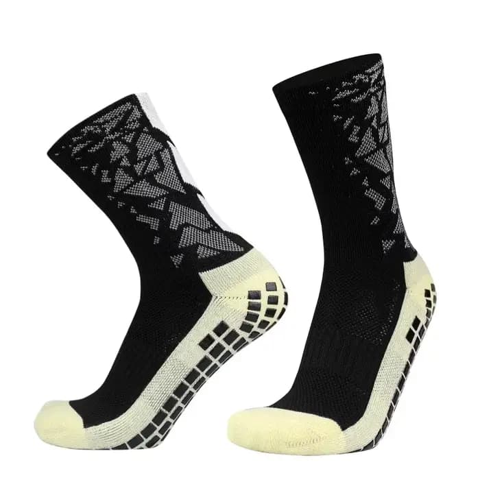 Chaussettes de Football antidérapantes en Silicone Takraw hommes femmes Sport basket-ball Grip chaussettes de Football