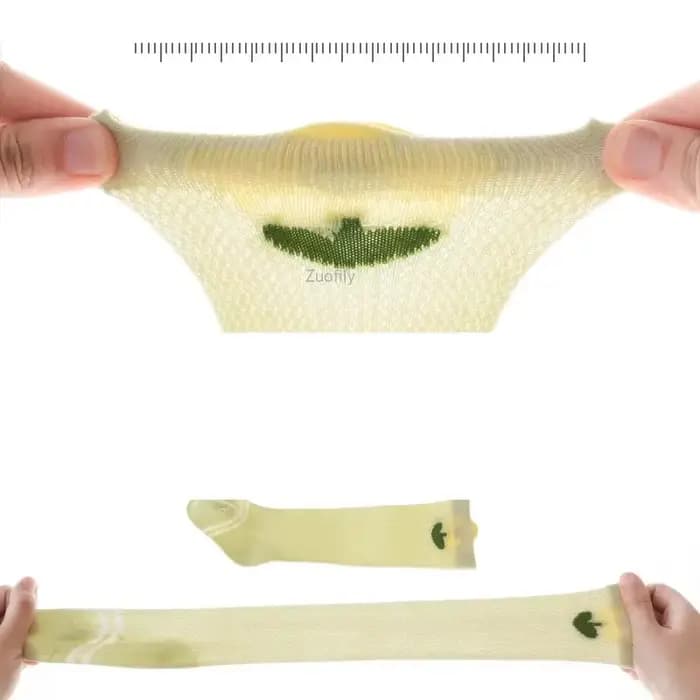 Chaussettes hautes en coton avec dentelle pour bébé