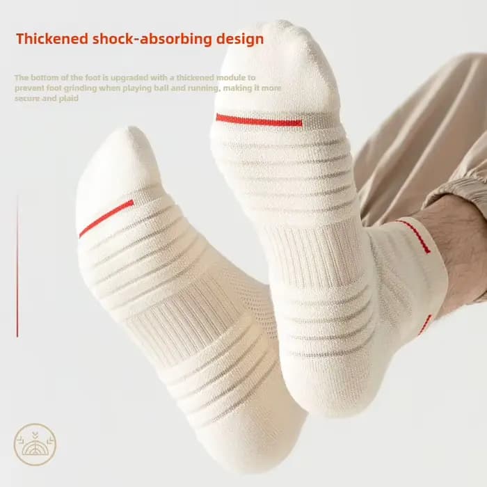 2 paires-chaussettes de course athlétiques pour hommes