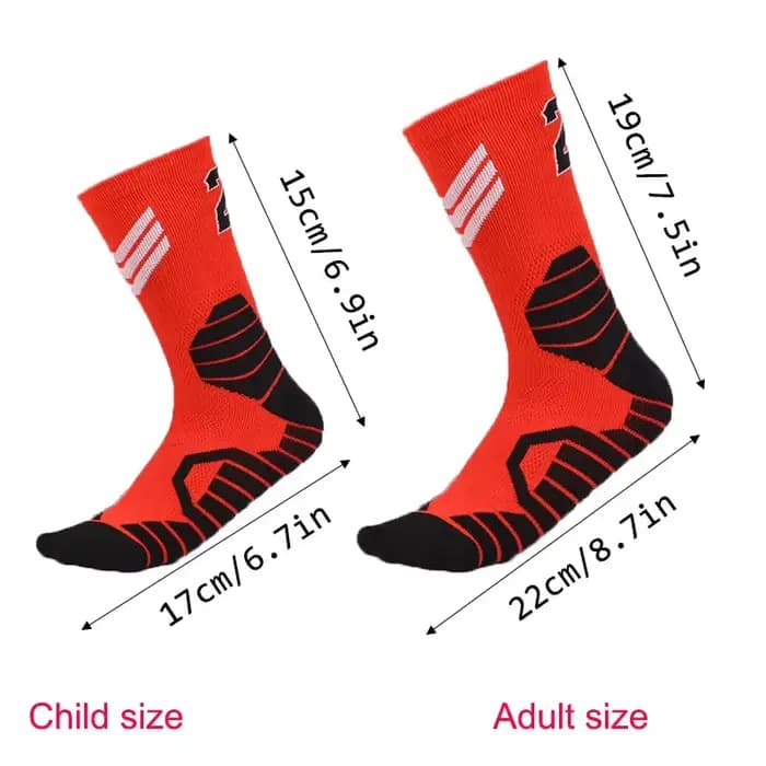 Chaussettes de basket-ball mi-longues pour hommes