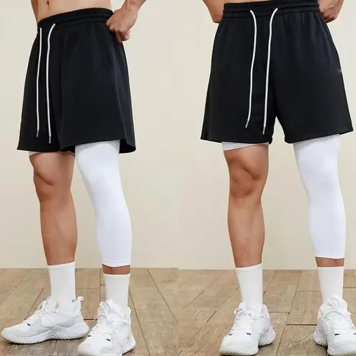 Collants de Compression à une jambe pour hommes