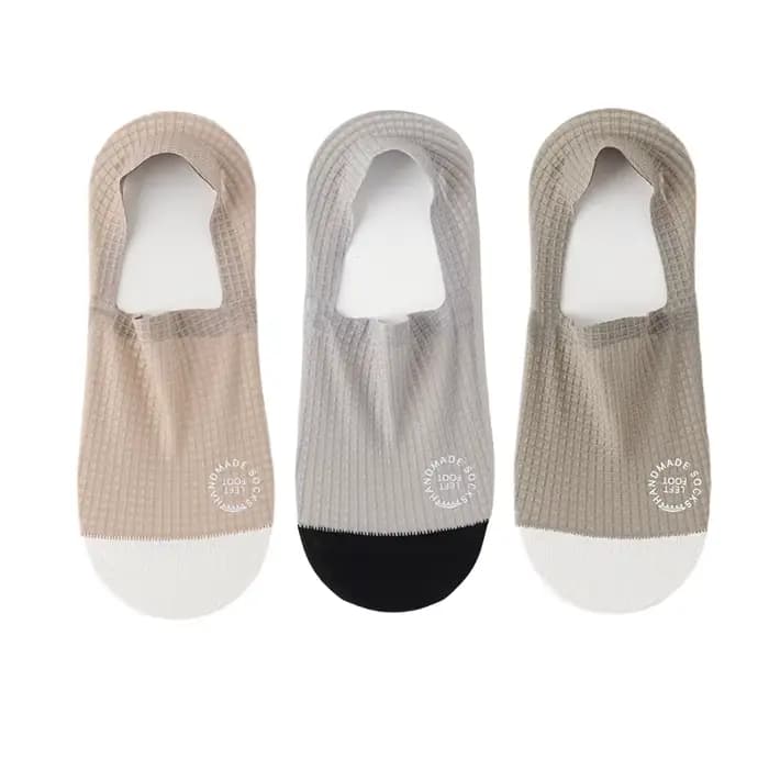 3 paires de chaussettes invisibles pour hommes