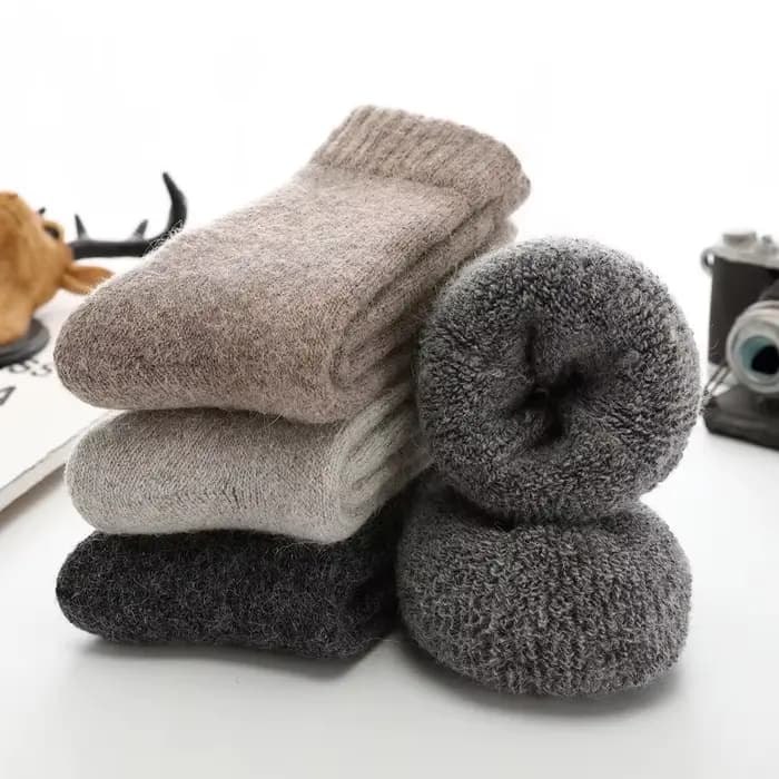 Chaussettes en laine mérinos pour homme et femme