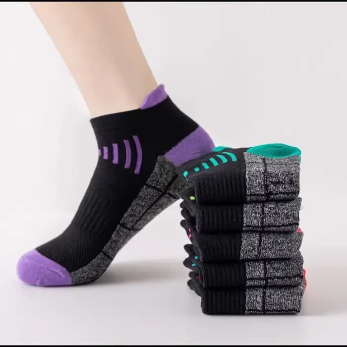 Hss 3 paires de chaussettes de cheville en coton biologique pour femmes