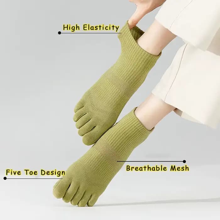 Chaussettes d'Été Fines à Cinq Doigts pour Femme