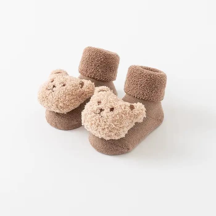 Chaussettes coordonnantes en coton doux pour bébé