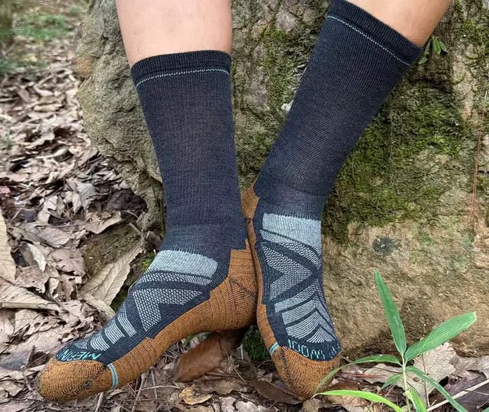 3 paires de chaussettes de randonnée en laine mérinos pour hommes et femmes