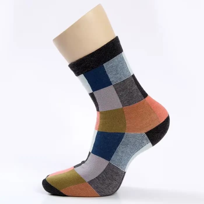 Chaussettes de Compression en Coton Peigné pour Homme