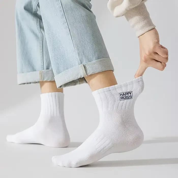 Broderie Aartoon animaux quotidien cheville chaussette hommes coton chaussettes courtes printemps été mâle Harajuku