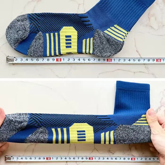 Chaussettes de sport pour hommes, chaussettes de course à pied, de randonnée en plein air, respirantes, professionnelles, absorbant les chocs, chaussettes de cyclisme extensibles