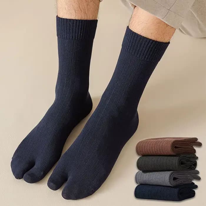 3 paires ensemble hommes orteil chaussettes mode Style japonais respirant confortable