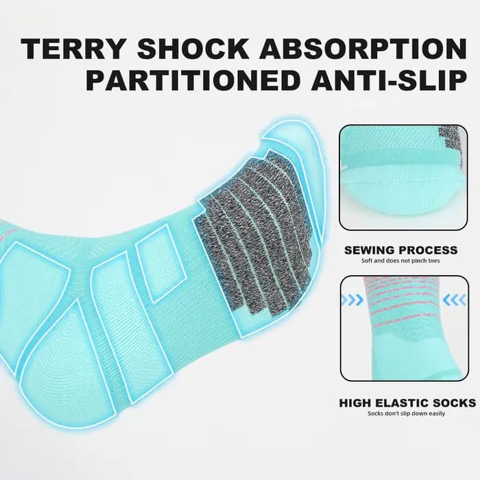 WRELS-Chaussettes de sport à séchage rapide, respirantes, anti-fonsoft, pour marathon professionnel