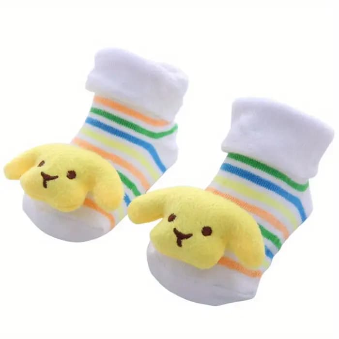 Chaussettes antidérapantes pour bébé de 0 à 12 mois