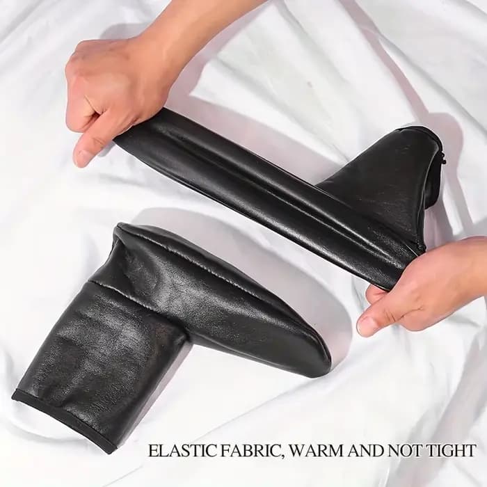 1/3/5 paires de chaussettes de prière musulmanes noires à haute élasticité