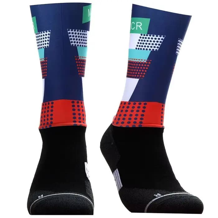 Chaussettes de vélo professionnelles antidérapantes