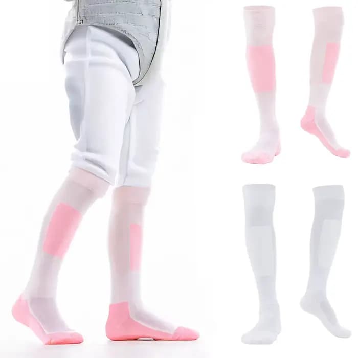 1 Paire de Chaussettes Hautes de Fencing pour Sabre et Floret – Confort et Soutien Optimaux – Bas de Sport pour Adultes