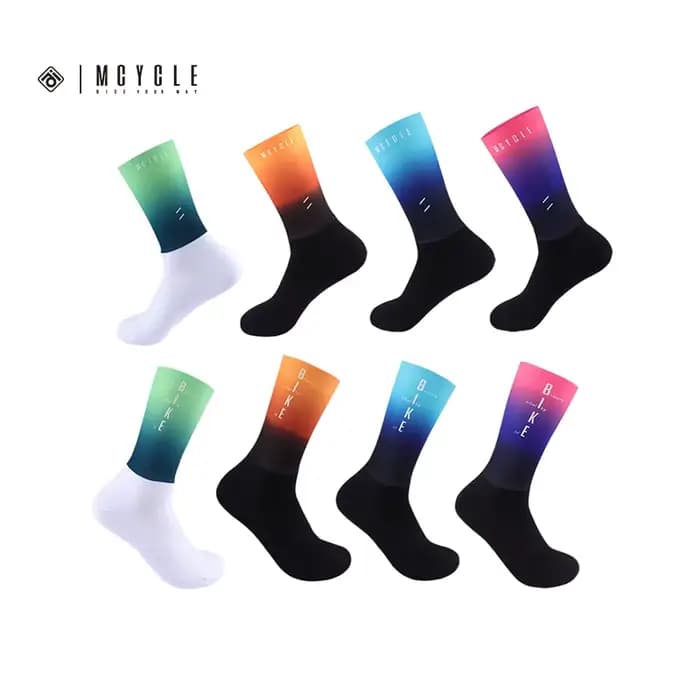Mcycle-Chaussettes de sport coordonnantes sans couture