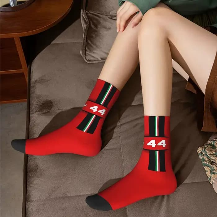 F1-Chaussettes sulfsulfpour Homme et Femme, Bas Super Doux, Harajuku, Cadeaux, Toutes Saisons, #44, 2025