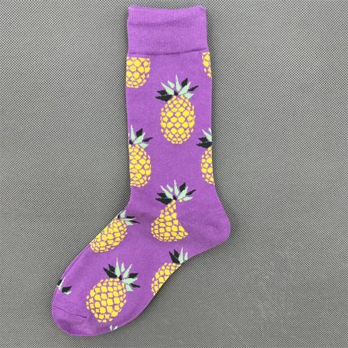 Happy Socks Chaussette unisexe en coton peigné pour femme Cerise Fraise