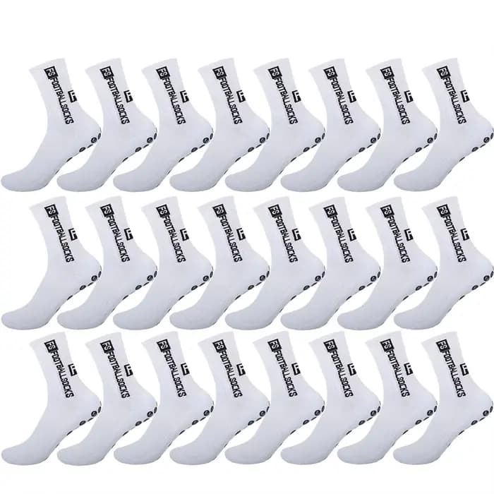 1/4/8/12 paires de chaussettes antidérapantes à fond éponge pour hommes et femmes, chaussettes de sport, chaussettes de tennis