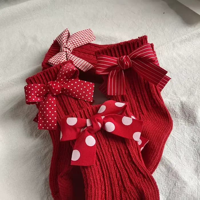 Chaussettes hautes en coton pour bébés filles de 0 à 3 ans