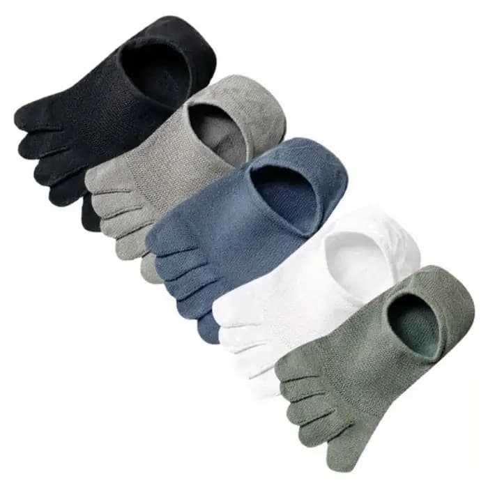 7 paires de chaussettes à cinq doigts pour hommes et femmes