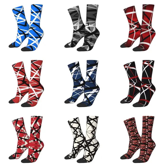 Chaussettes Vintage Van Symbol Heavy Metal pour hommes