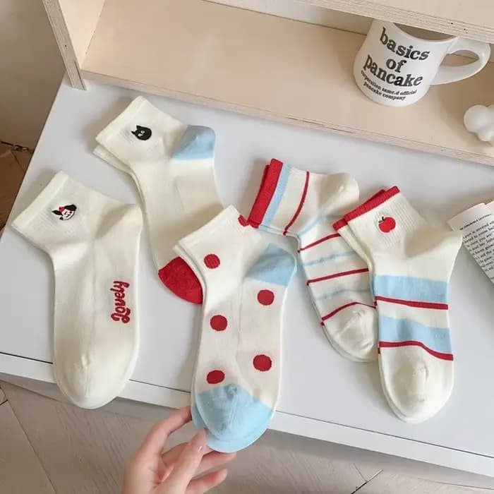Chaussettes en coton pour femmes