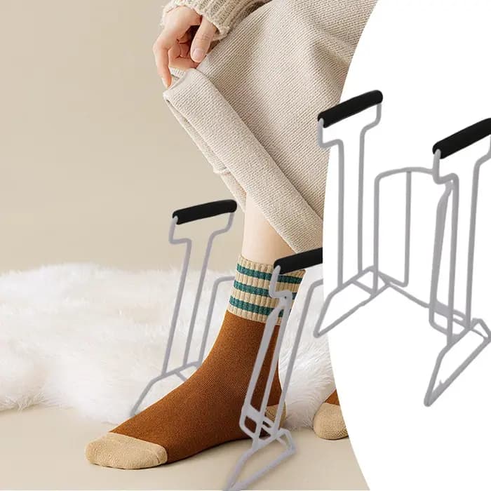 Dispositif d'aide au chaussette de Compression amélioré, aide au chaussette pour le dispositif d'aide au bas de Compression pour mettre sur la bonneterie