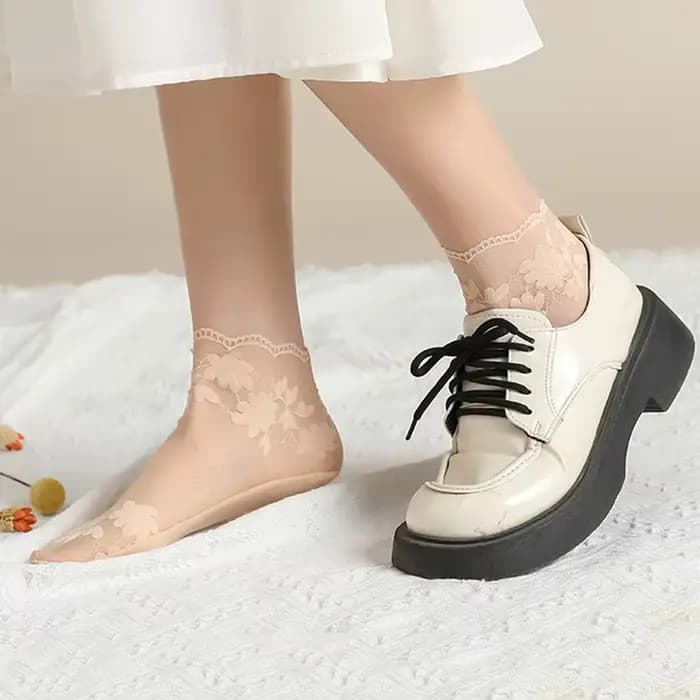 Chaussettes femmes soquettes courtes femme chaussette noir
