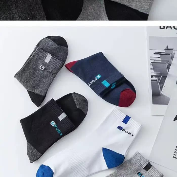 5 paires de chaussettes en coton pour hommes