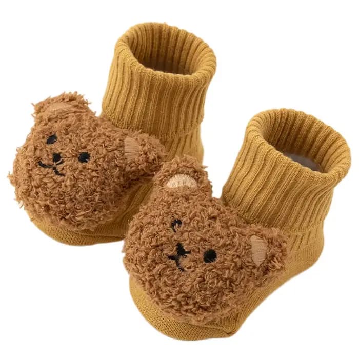 Chaussettes mignonnes ours de dessin animé pour bébés garçons et filles