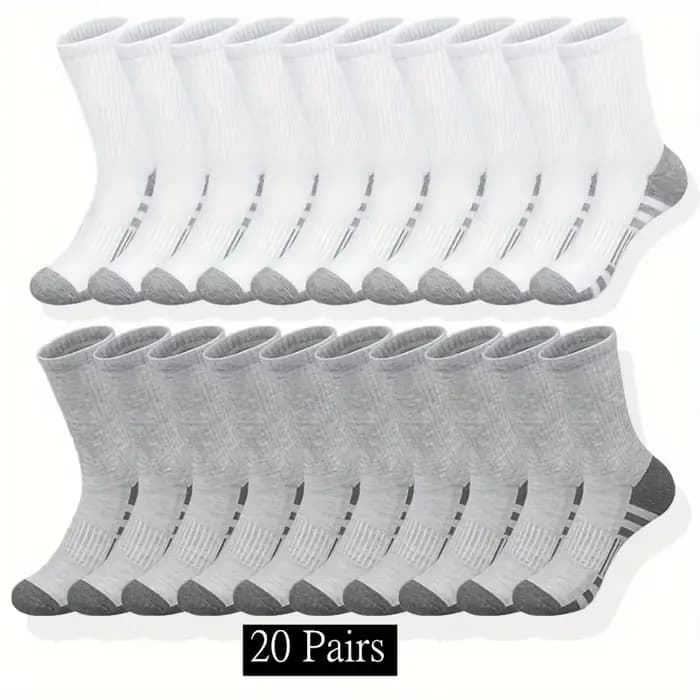10/20/30 paires de chaussettes classiques pour hommes