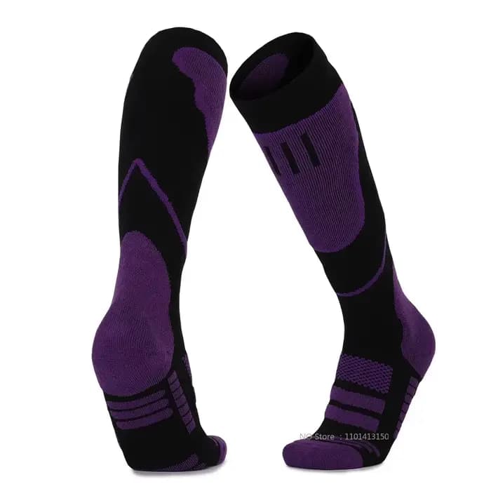 1 paire de chaussettes thermiques en laine mérinos pour hommes et femmes