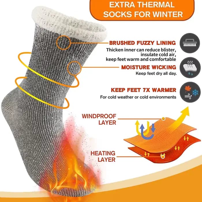 3 paires de chaussettes en laine mérinos Super épaisse pour femmes, chaussettes thermiques d'hiver douces et confortables, chaussettes de Sport de plein air doublées en polaire pour la neige froide