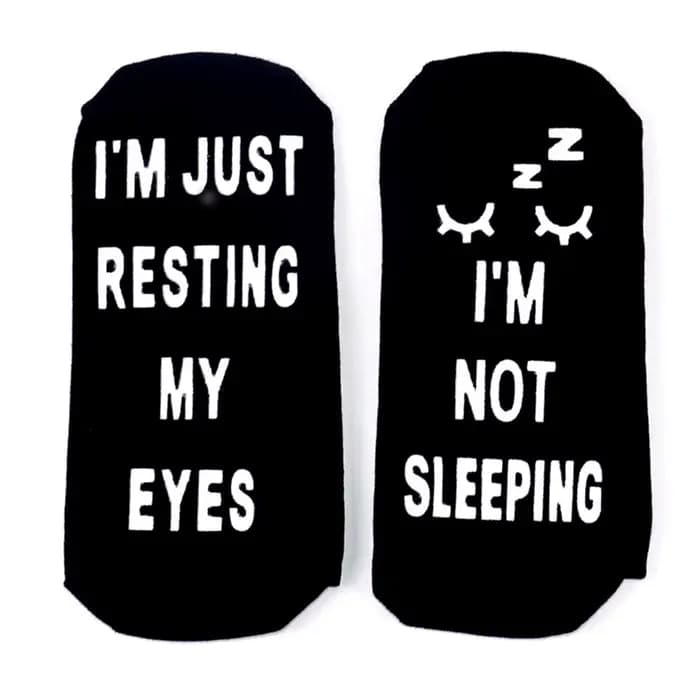 Hommes chaussettes drôles Harajuku Humor mot imprimé créatif Hip Hop rue Skateboard unisexe équipage coton silicone