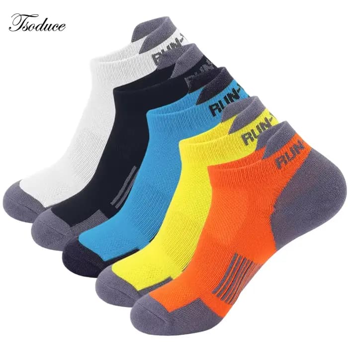 Chaussettes de sport d'été en coton fin pour hommes