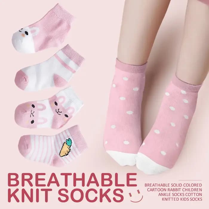 Chaussettes d'hiver coordonnantes en coton pour enfants, chaussettes décontractées pour bébés garçons et filles, chaussettes de sol pour enfants avec poignées pour enfants de 0 à 8 ans, 5 paires par l