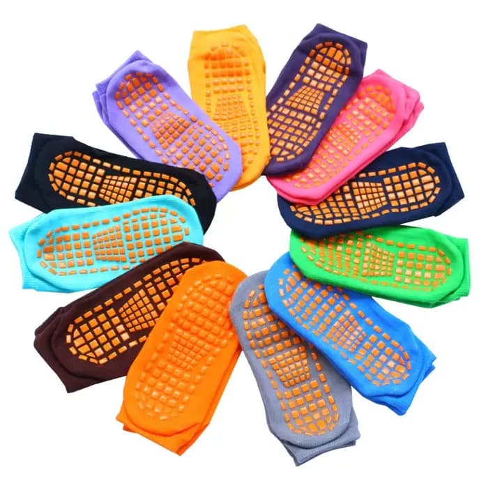 12 paires/lot chaussettes Trampoline adulte et enfant