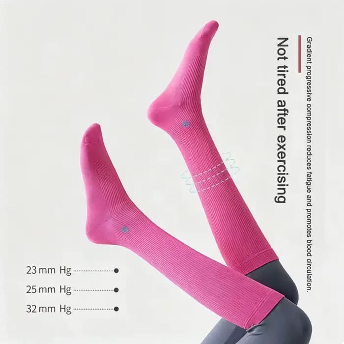 Chaussettes de compression sportives professionnelles pour femmes