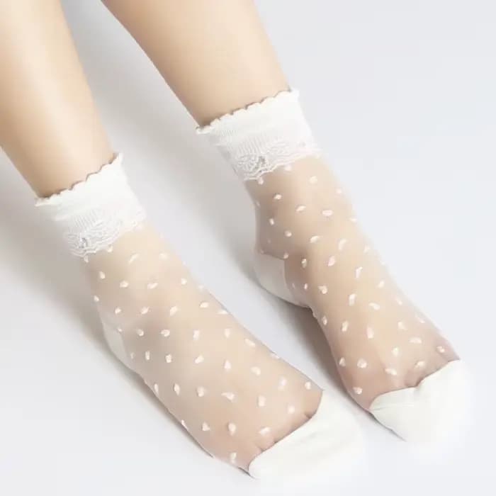 DONG AI chaussettes invisibles femmes été dentelle
