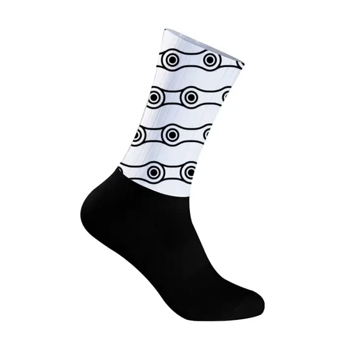 1 paire de chaussettes aérodynamiques pour vélo