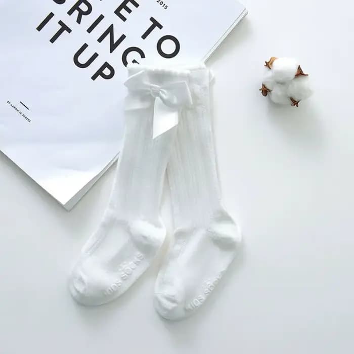 Chaussettes longues et douces en dentelle de coton pour bébés filles, vêtements d'été pour enfants, 100% coton, nouveau
