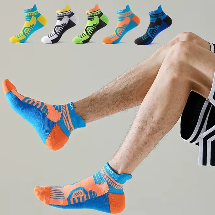 3 paires/lot hommes coupe basse chaussettes de Fitness professionnel