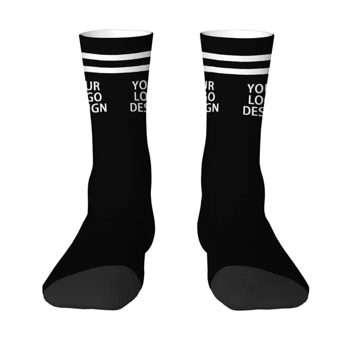 Chaussettes personnalisées avec logo avatar pour hommes et femmes