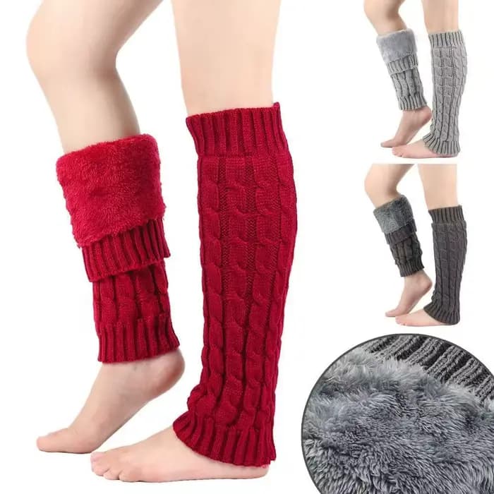 Jambières et chaussettes chaudes doublées de polaire pour femmes élégantes - Chaleur d'hiver extra épaisse